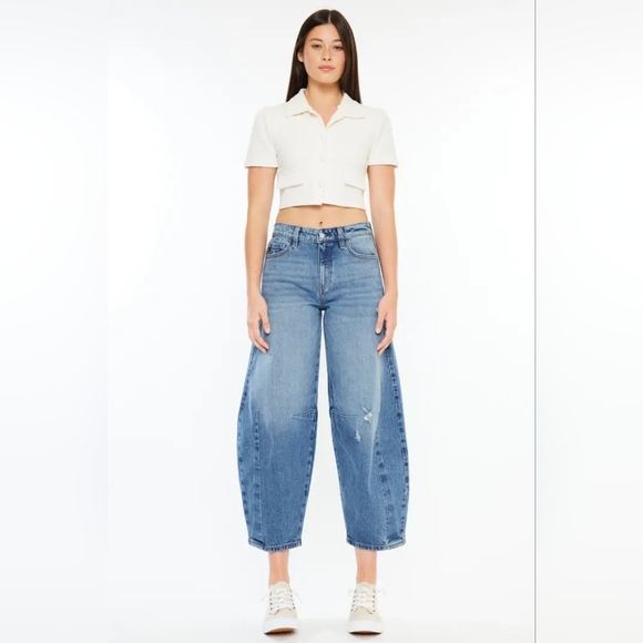 Kancan High-rise horseshoe fit jeans - Picture 2 of 4